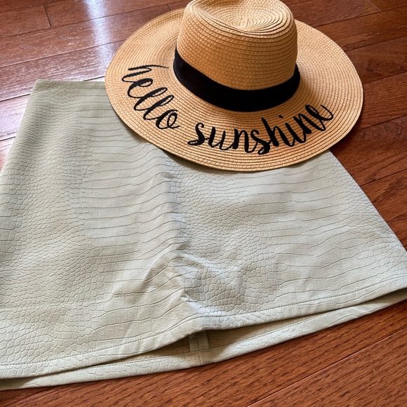 Nanamacs mint textured skirt - Picture 2 of 11